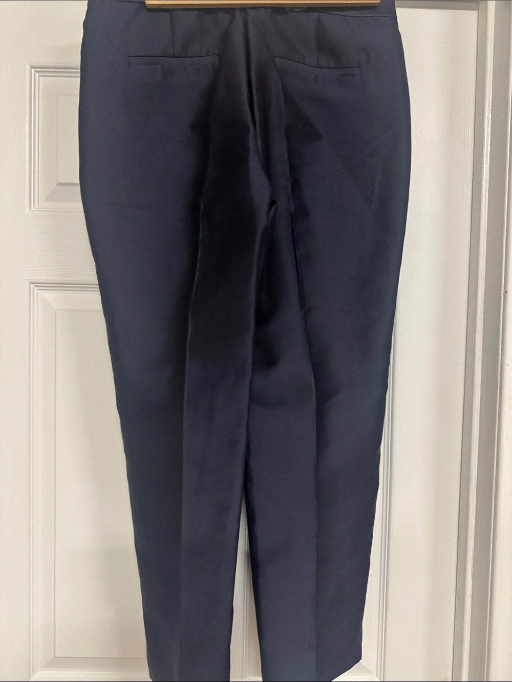 J. Crew Straight-Leg Dress Pants in Navy Blue - Picture 3 of 3